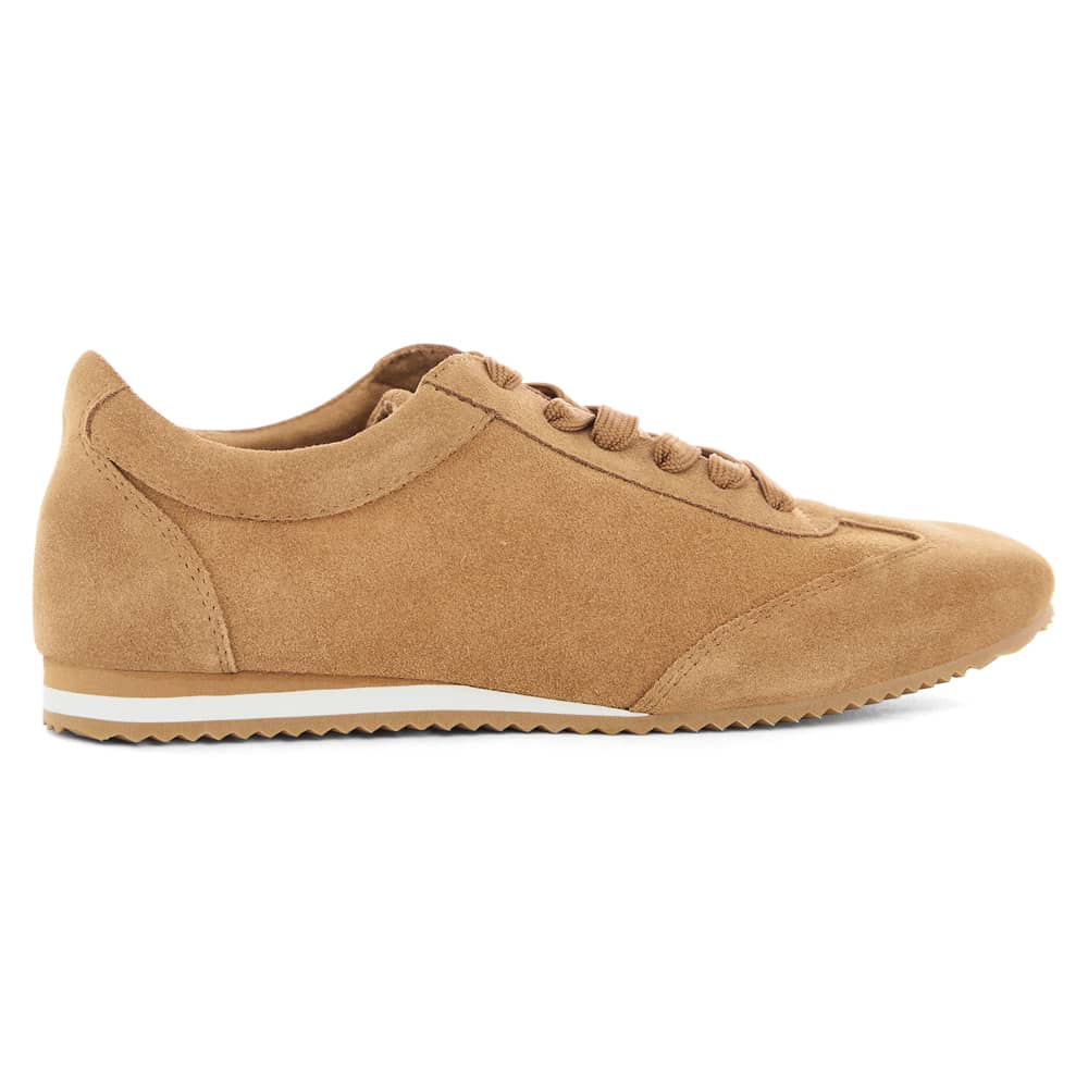 Pulse Sneaker in Tan Suede