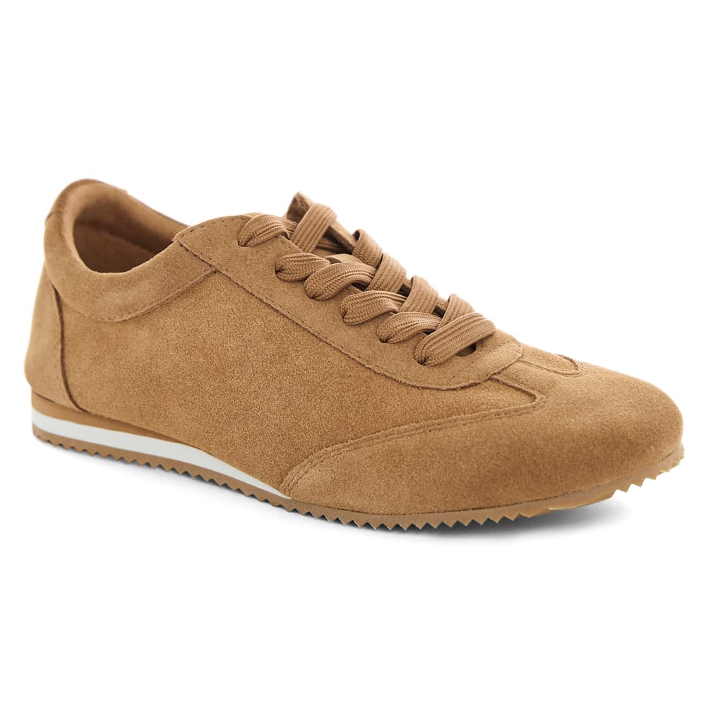 Pulse Sneaker in Tan Suede