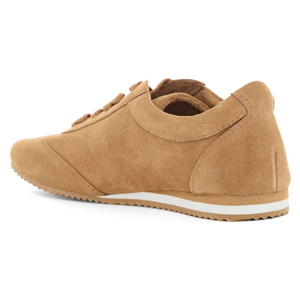 Pulse Sneaker in Tan Suede