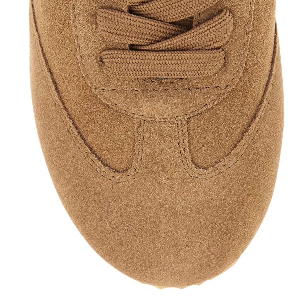 Pulse Sneaker in Tan Suede
