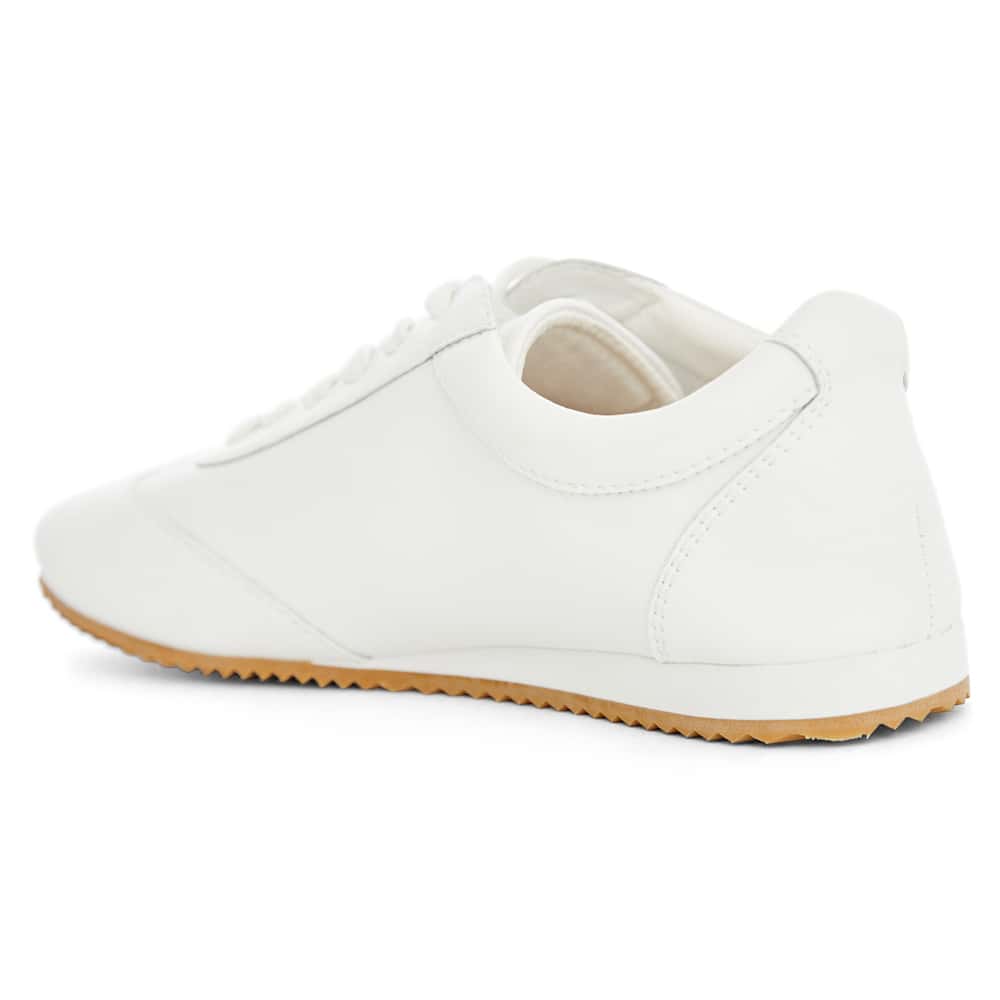 Pulse Sneaker in White Leather