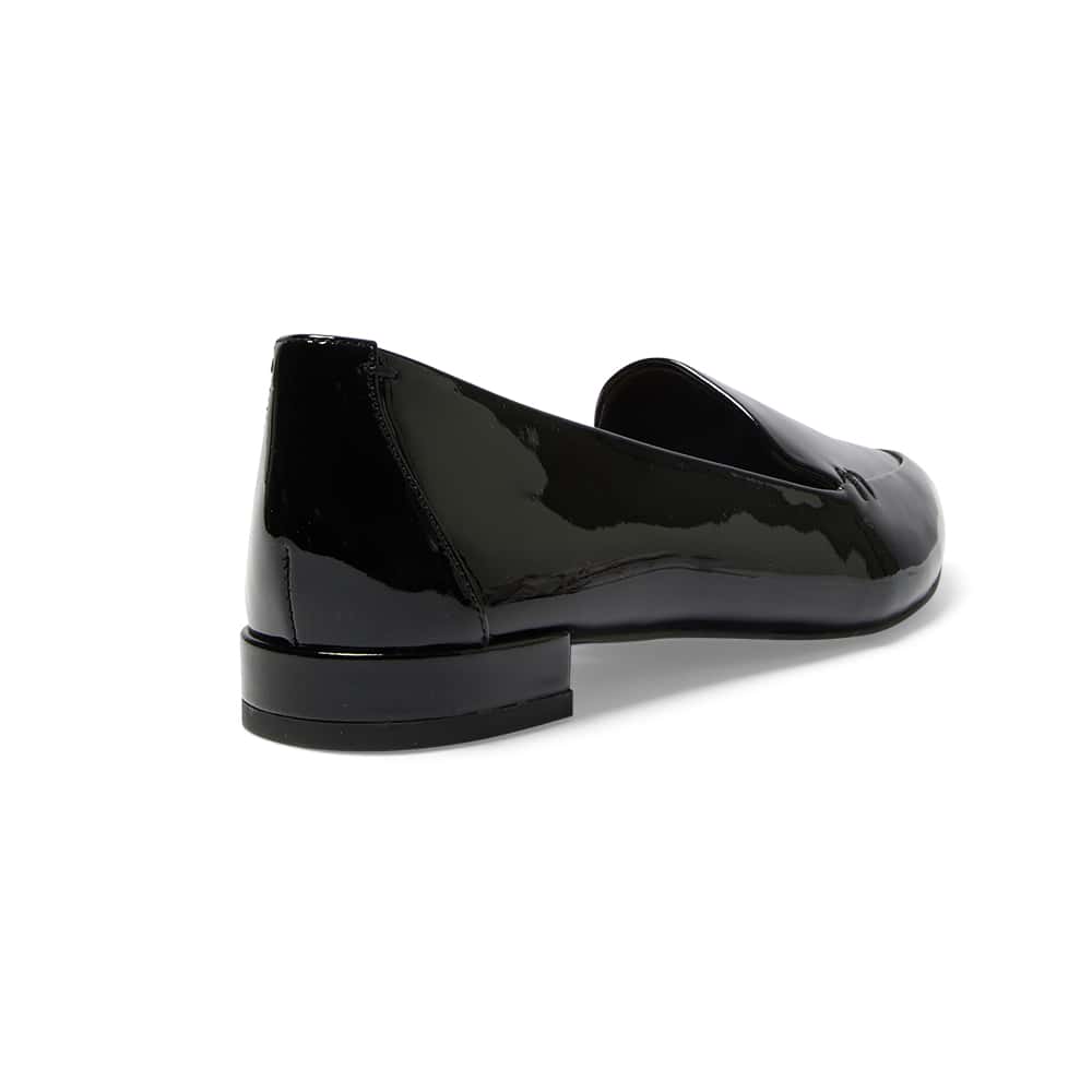 Raven Loafer in Black Patent
