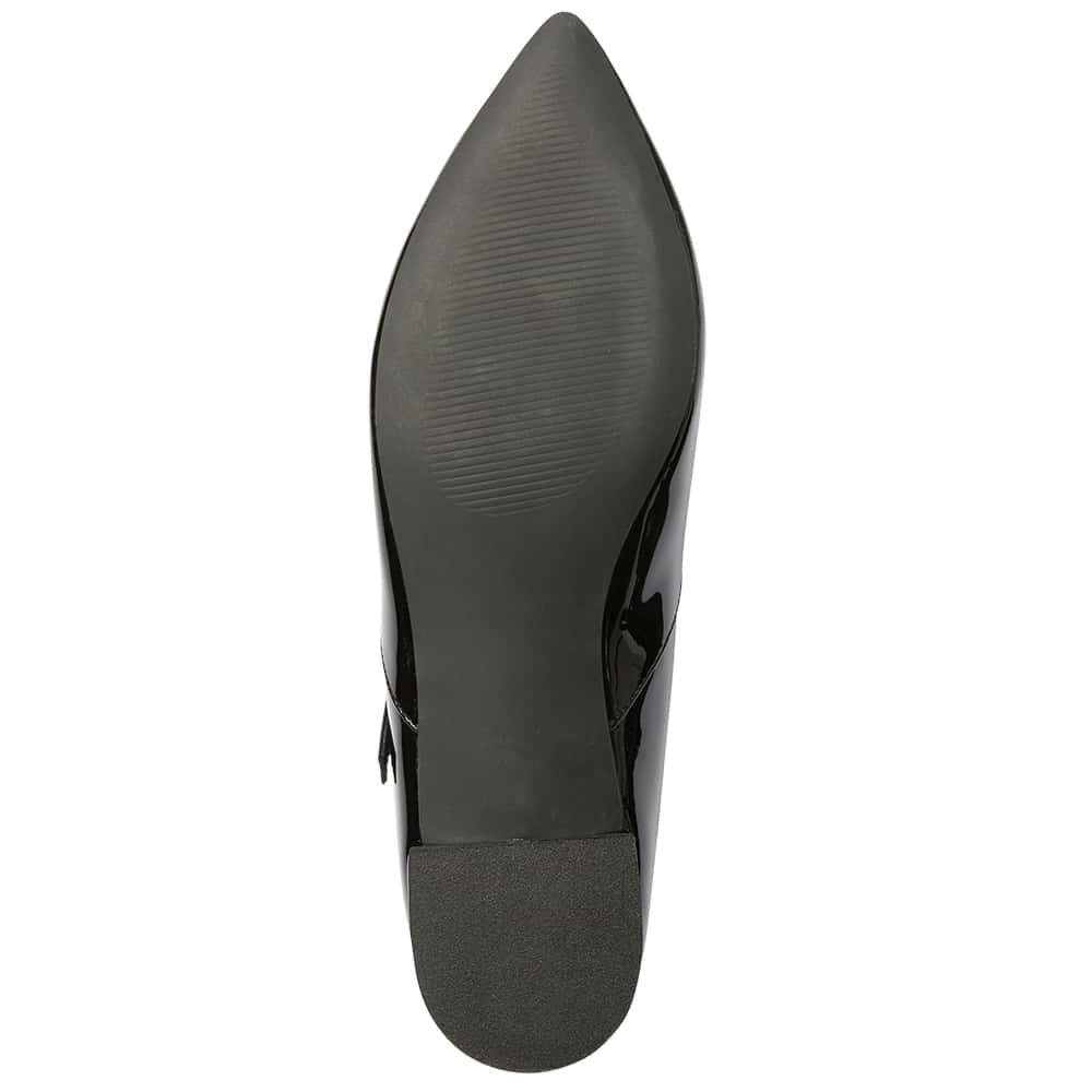 Reece Flat in Black Patent