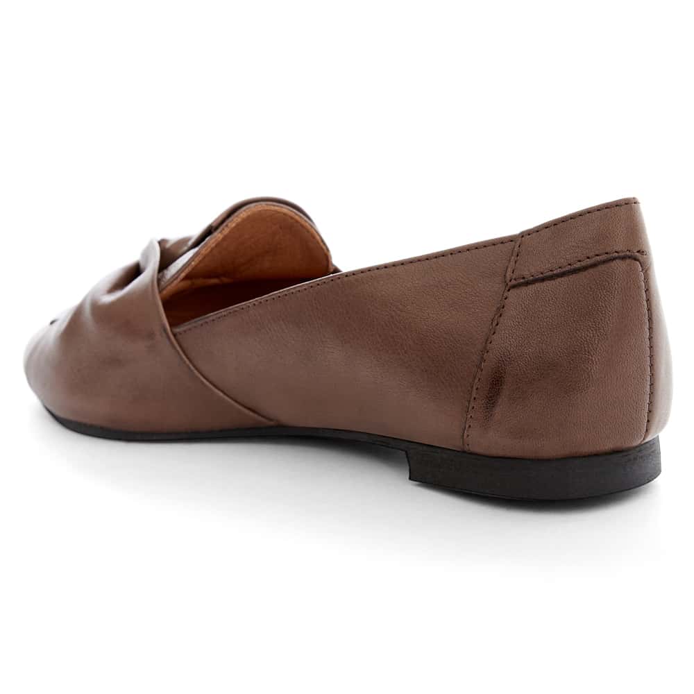 Rosco Flat in Chocolate Glove Leather