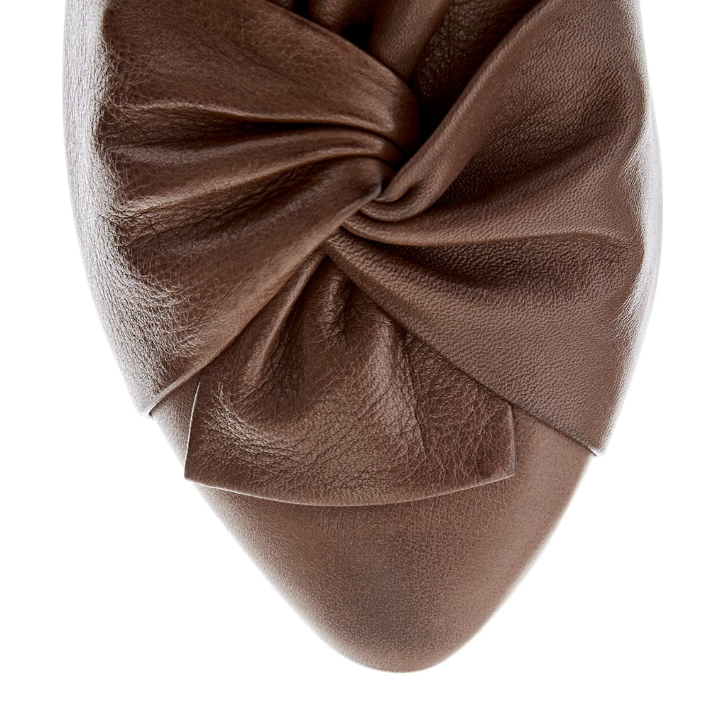 Rosco Flat in Chocolate Glove Leather