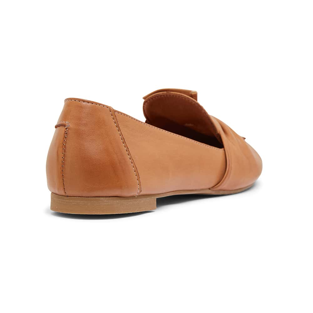 Rosco Ballet Flat in Tan Leather