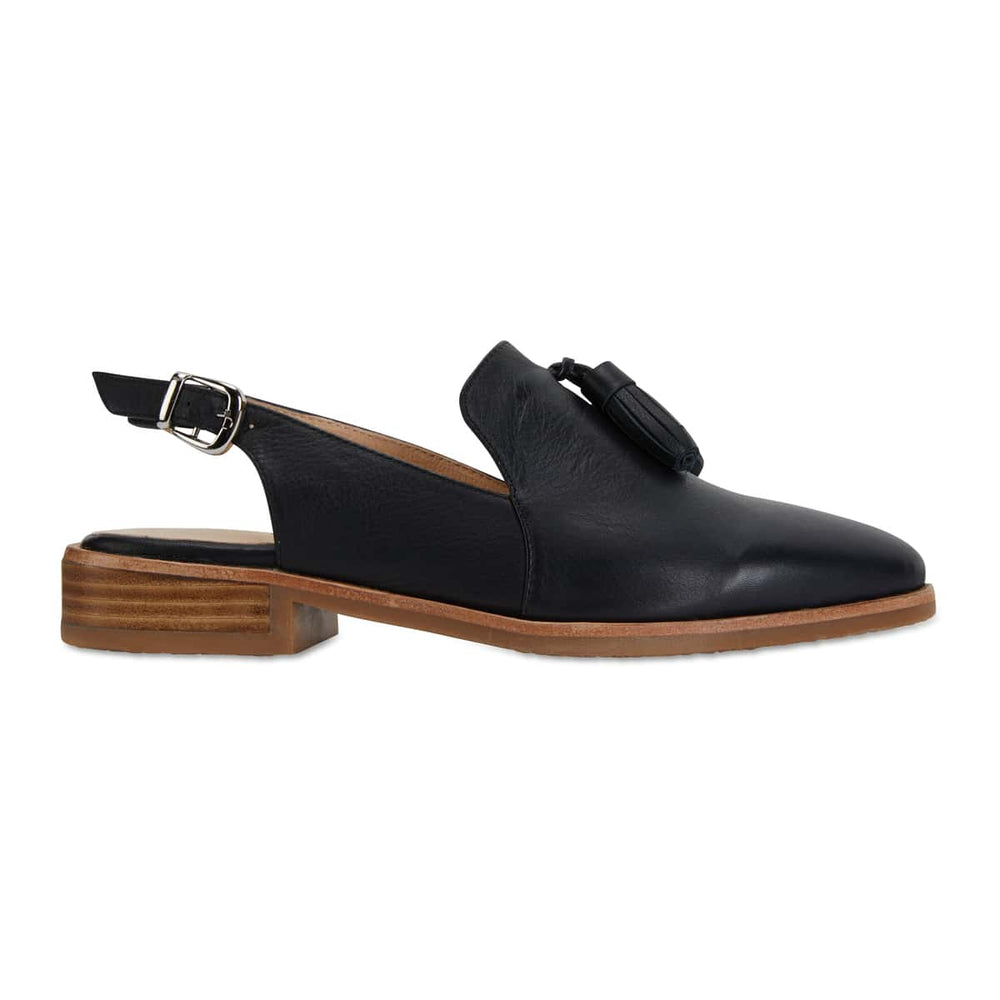 Sabina Loafer in Black Leather