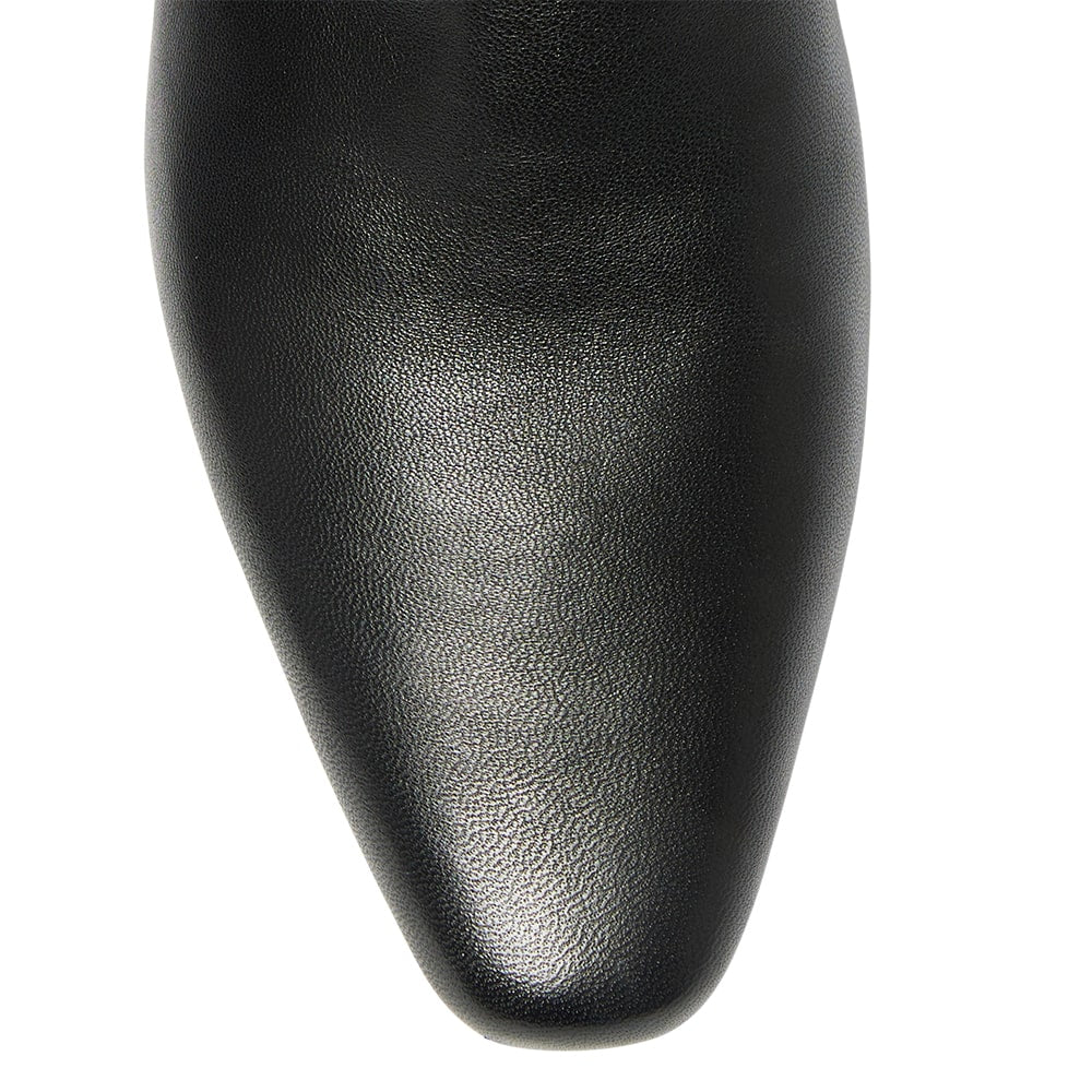 Salute Boot in Black Leather