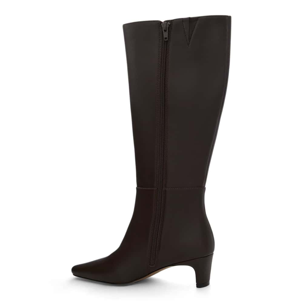 Salute Boot in Chocolate  Leather