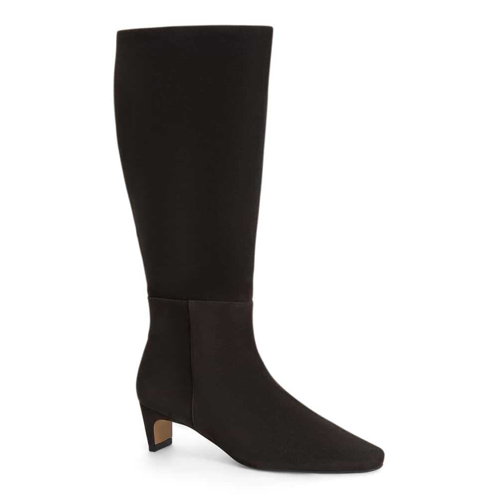 Salute Boot in Chocolate  Suede