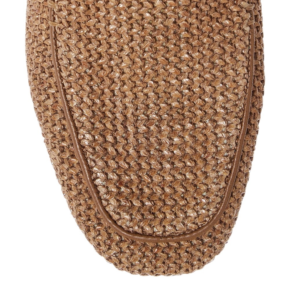 Saxon Loafer in Caramel Raffia