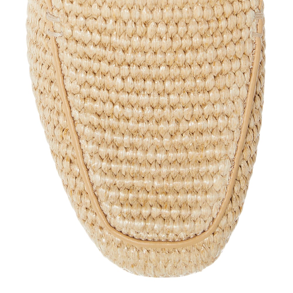 Saxon Loafer in Tan Raffia
