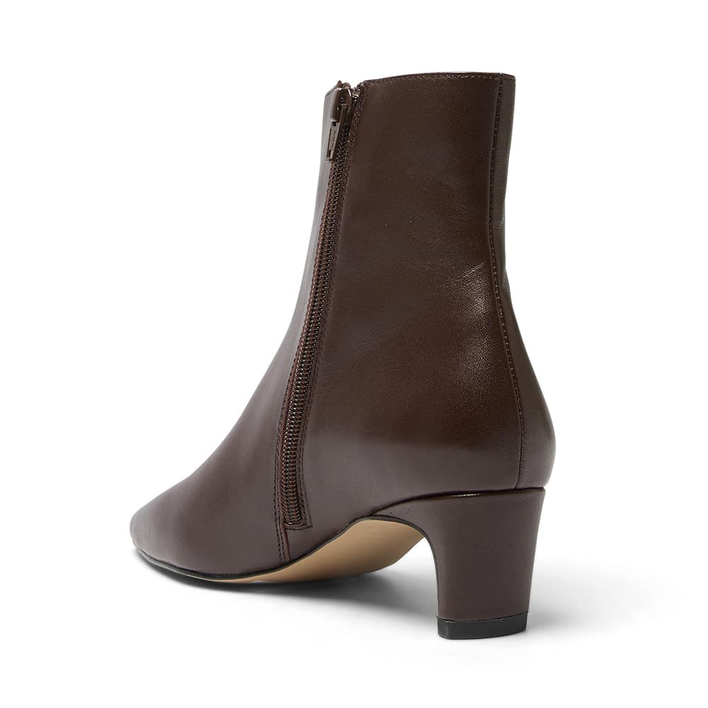 Seattle Boot in Chocolate  Leather