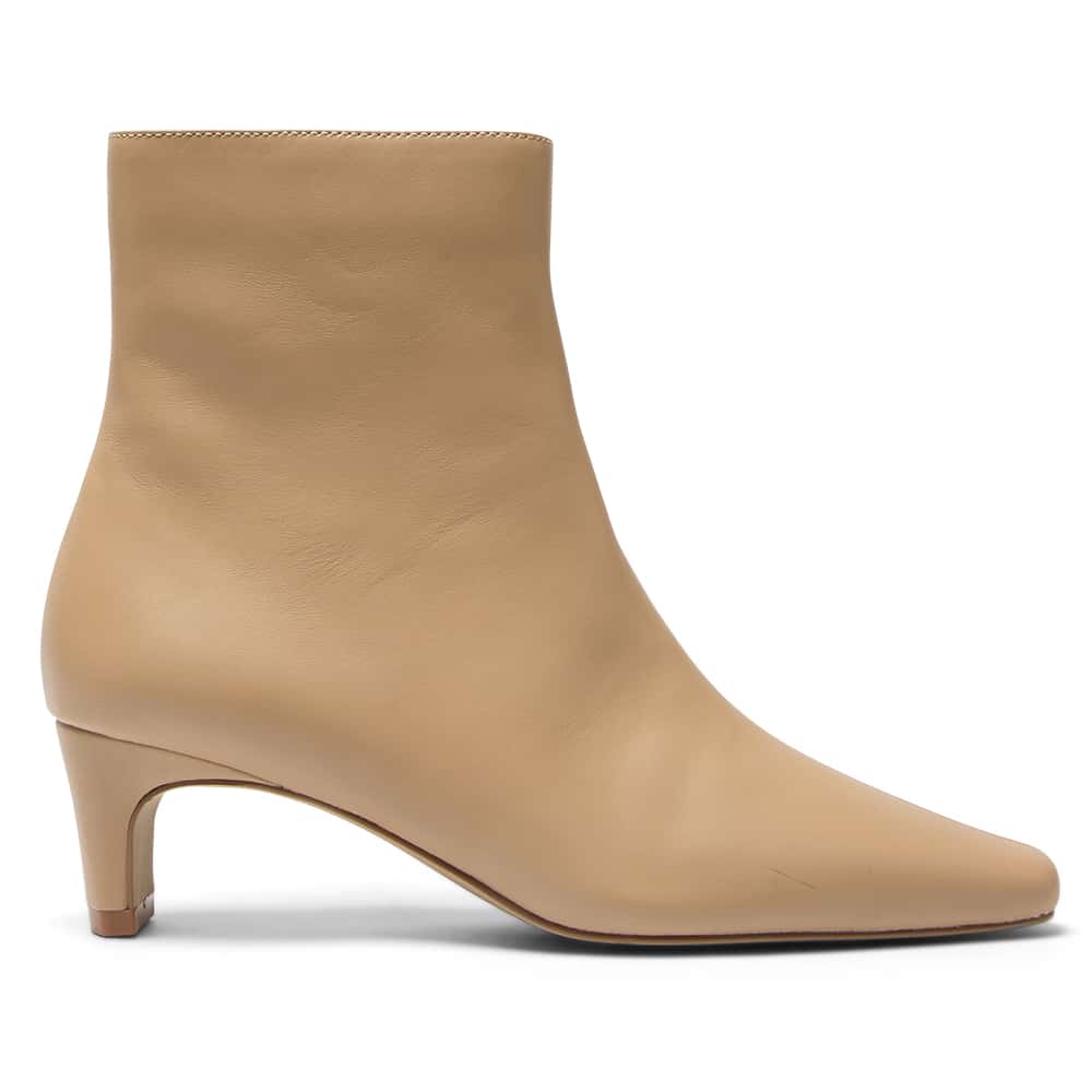 Seattle Boot in Nude Leather