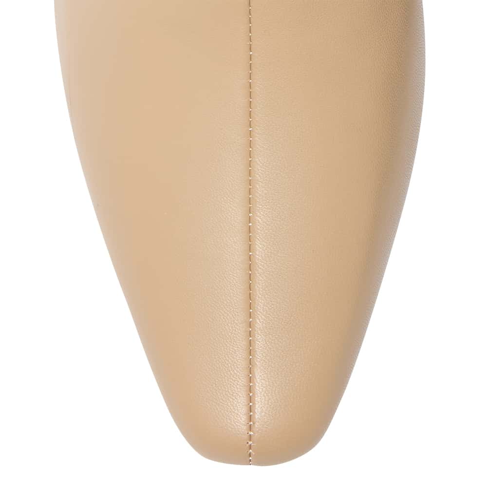 Seattle Boot in Nude Leather