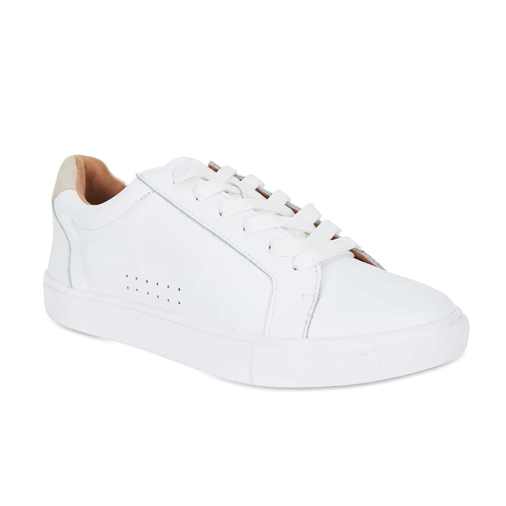 Serena Sneaker in White Leather