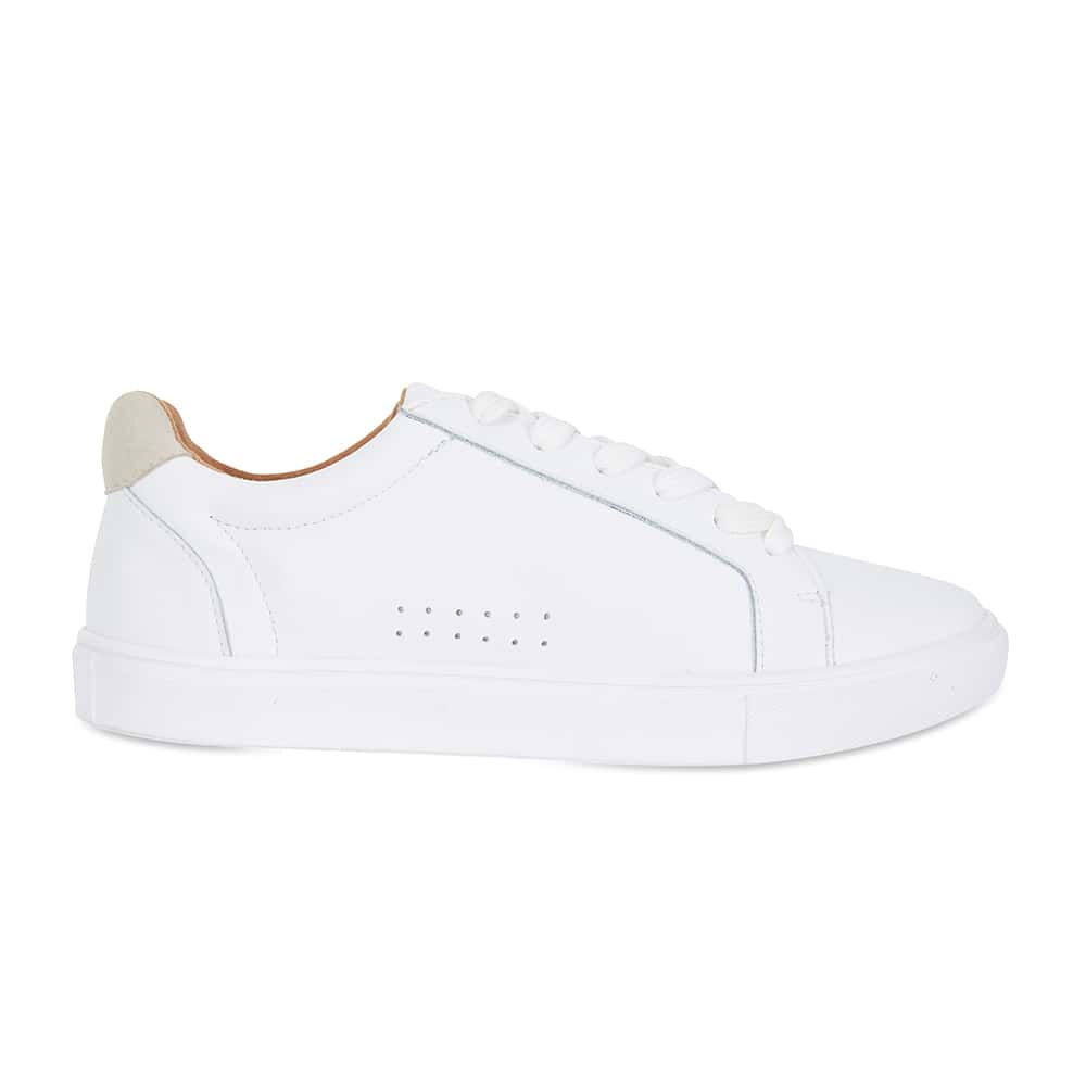 Serena Sneaker in White Leather