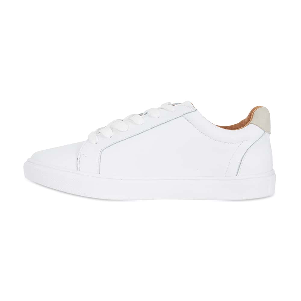 Serena Sneaker in White Leather