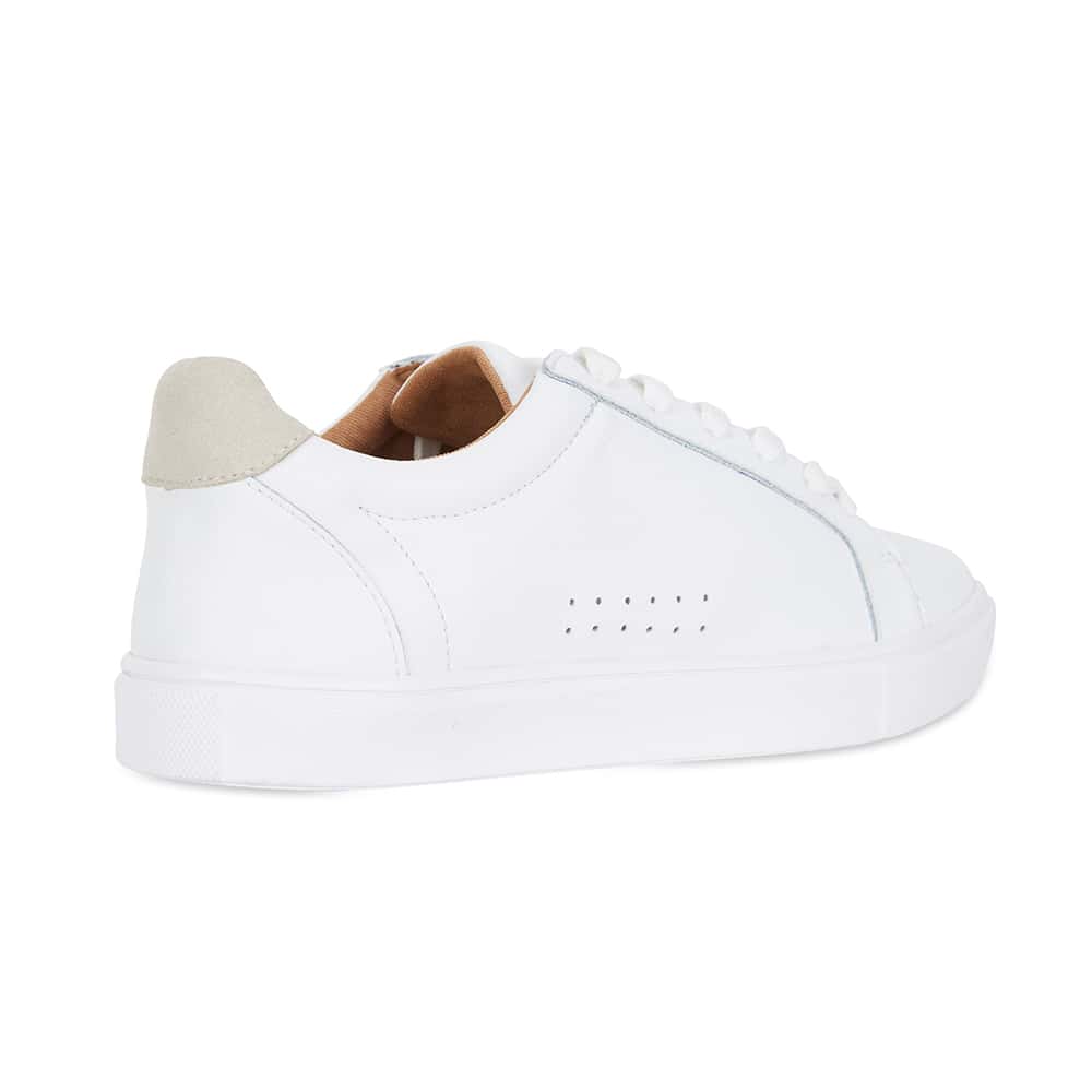 Serena Sneaker in White Leather