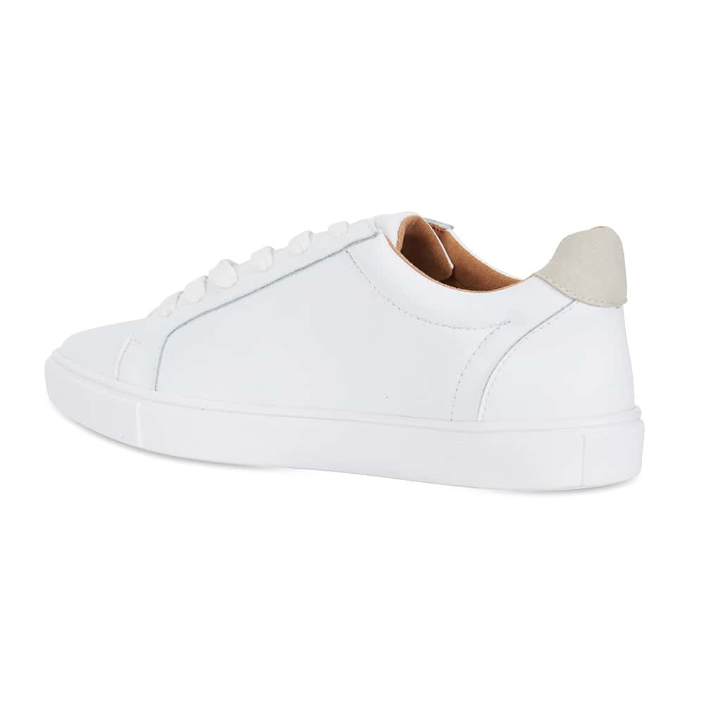 Serena Sneaker in White Leather