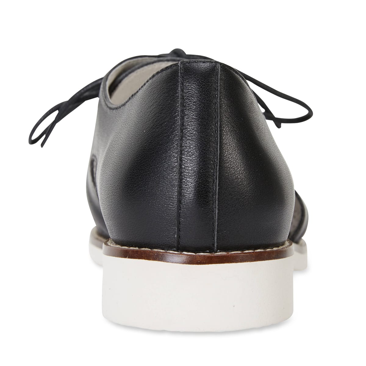 Sharon Brogue in Black Leather