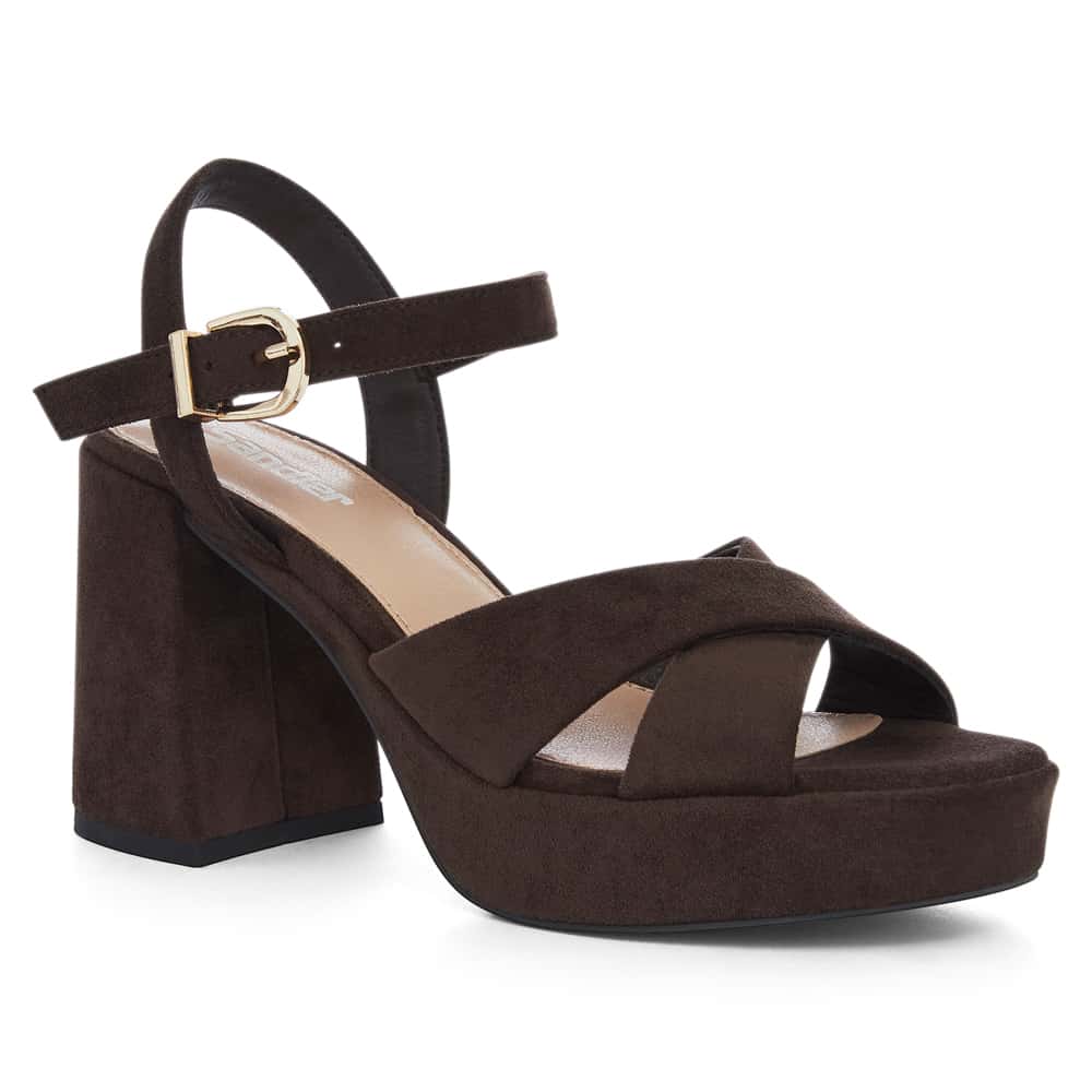 Sienna Heel in Chocolate