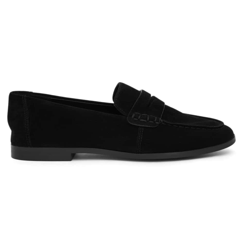 Spartan Loafer in Black Suede