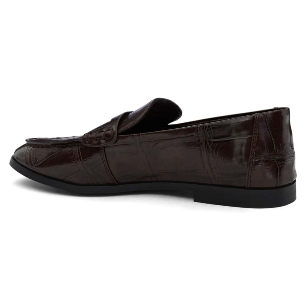 Spartan Loafer in Chocolate Croc Croc