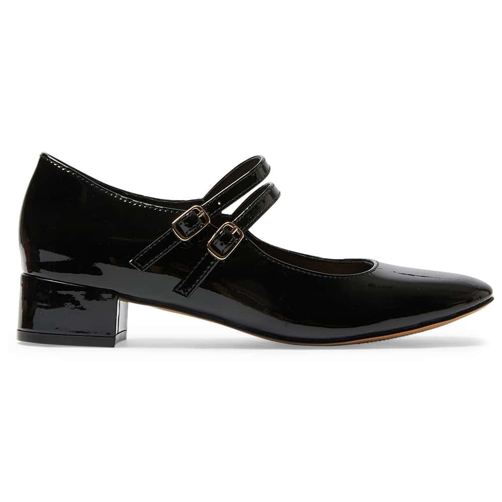 Stefanie Heel in Black Patent