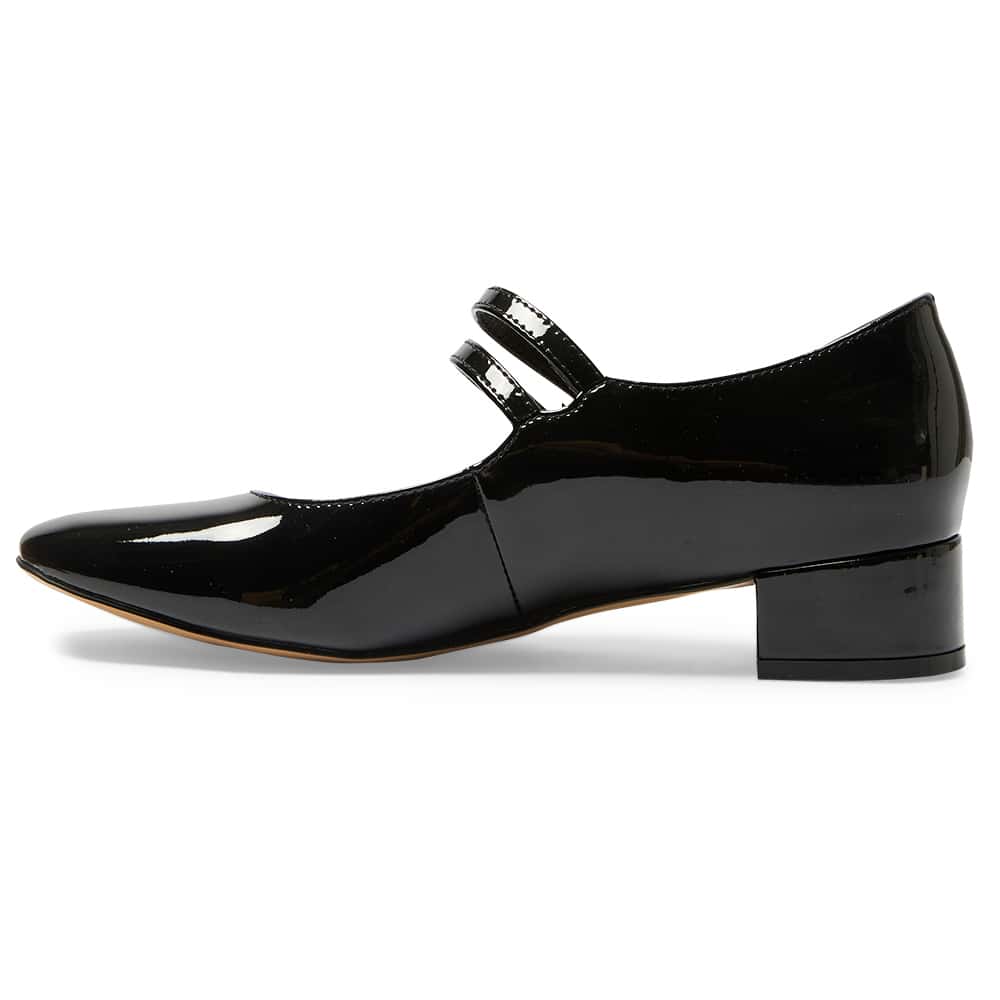 Stefanie Heel in Black Patent