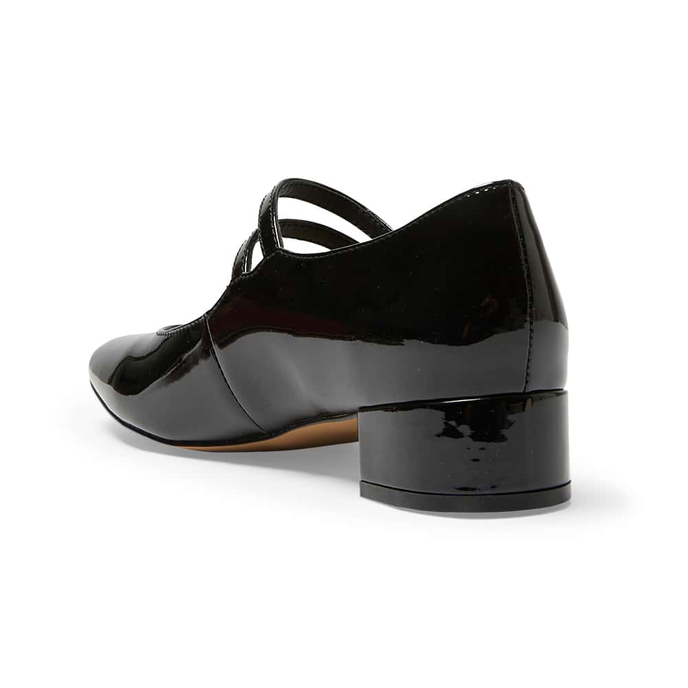Stefanie Heel in Black Patent