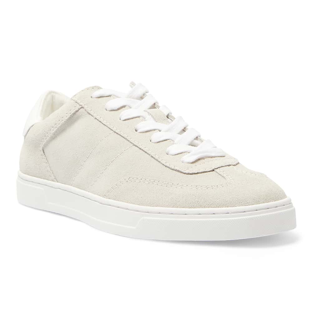 Stevie Sneaker in Beige  Suede