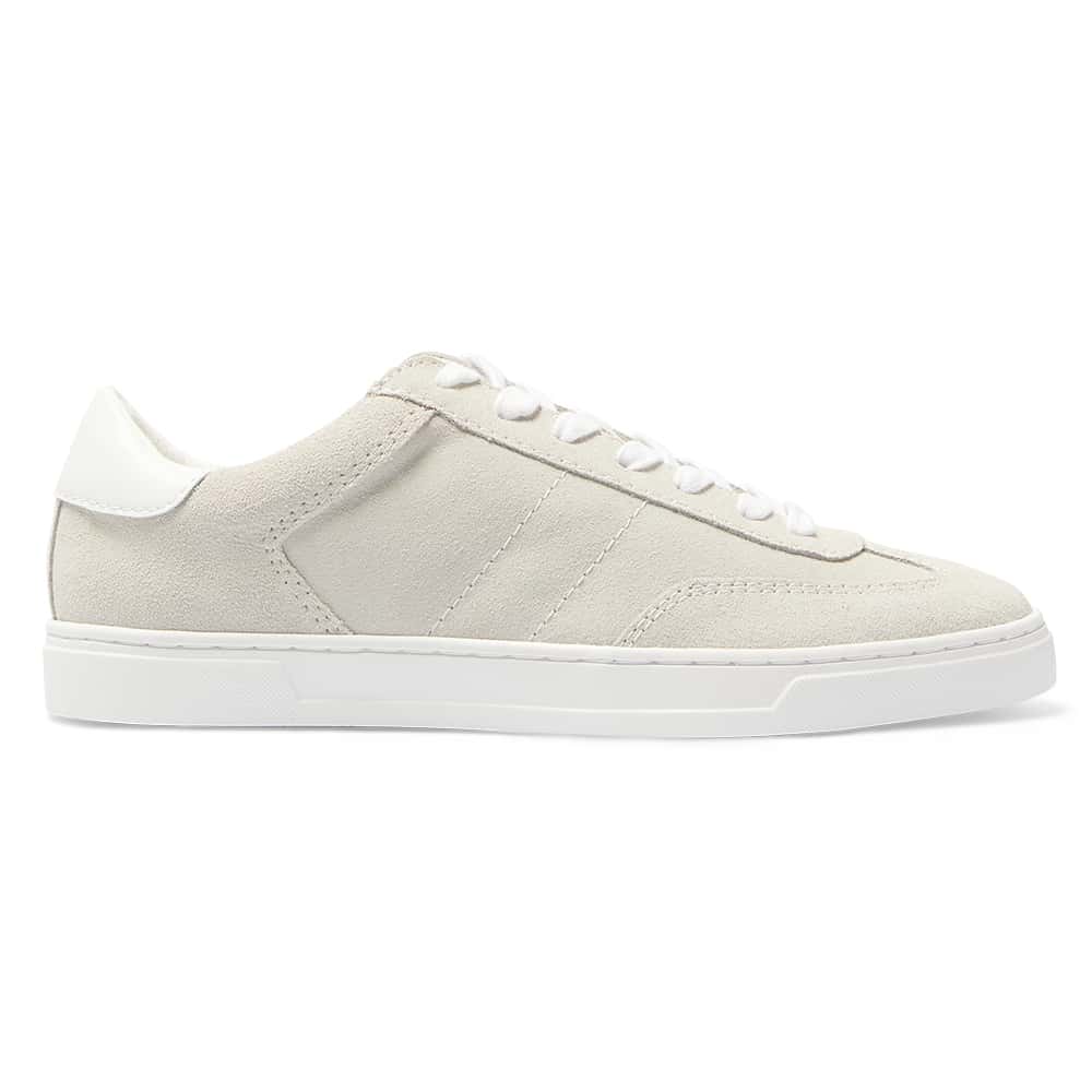 Stevie Sneaker in Beige  Suede