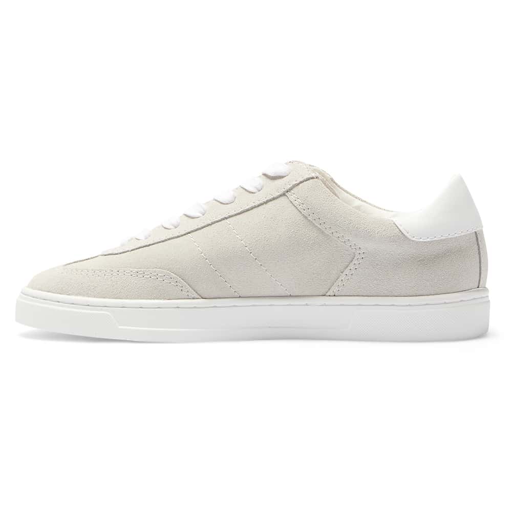 Stevie Sneaker in Beige  Suede