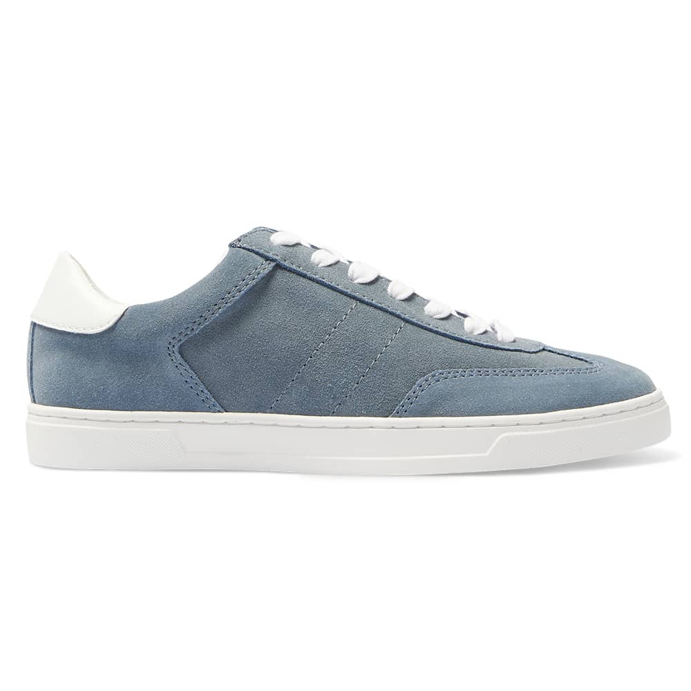 Stevie Sneaker in Blue  Suede