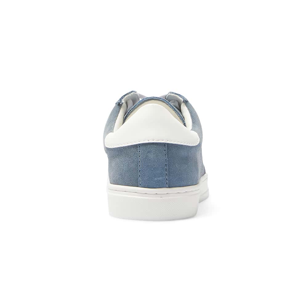 Stevie Sneaker in Blue Suede Suede