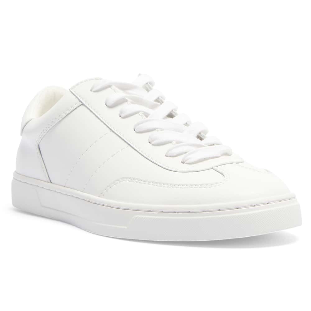 Stevie Sneaker in White Leather