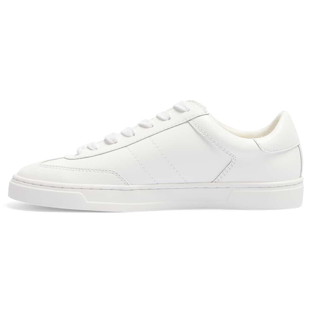 Stevie Sneaker in White Leather