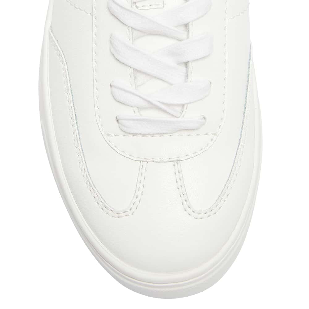 Stevie Sneaker in White Leather