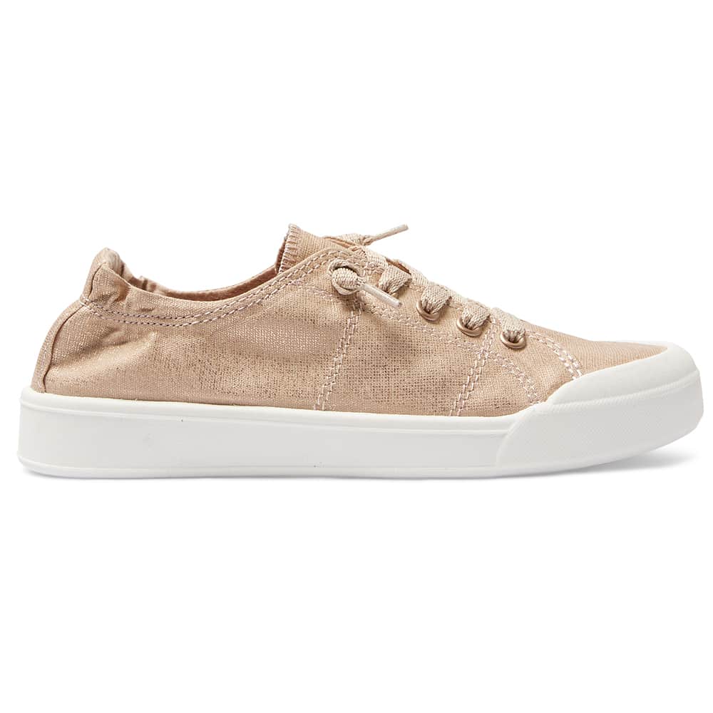 Switch Sneaker in Rose Gold Canvas