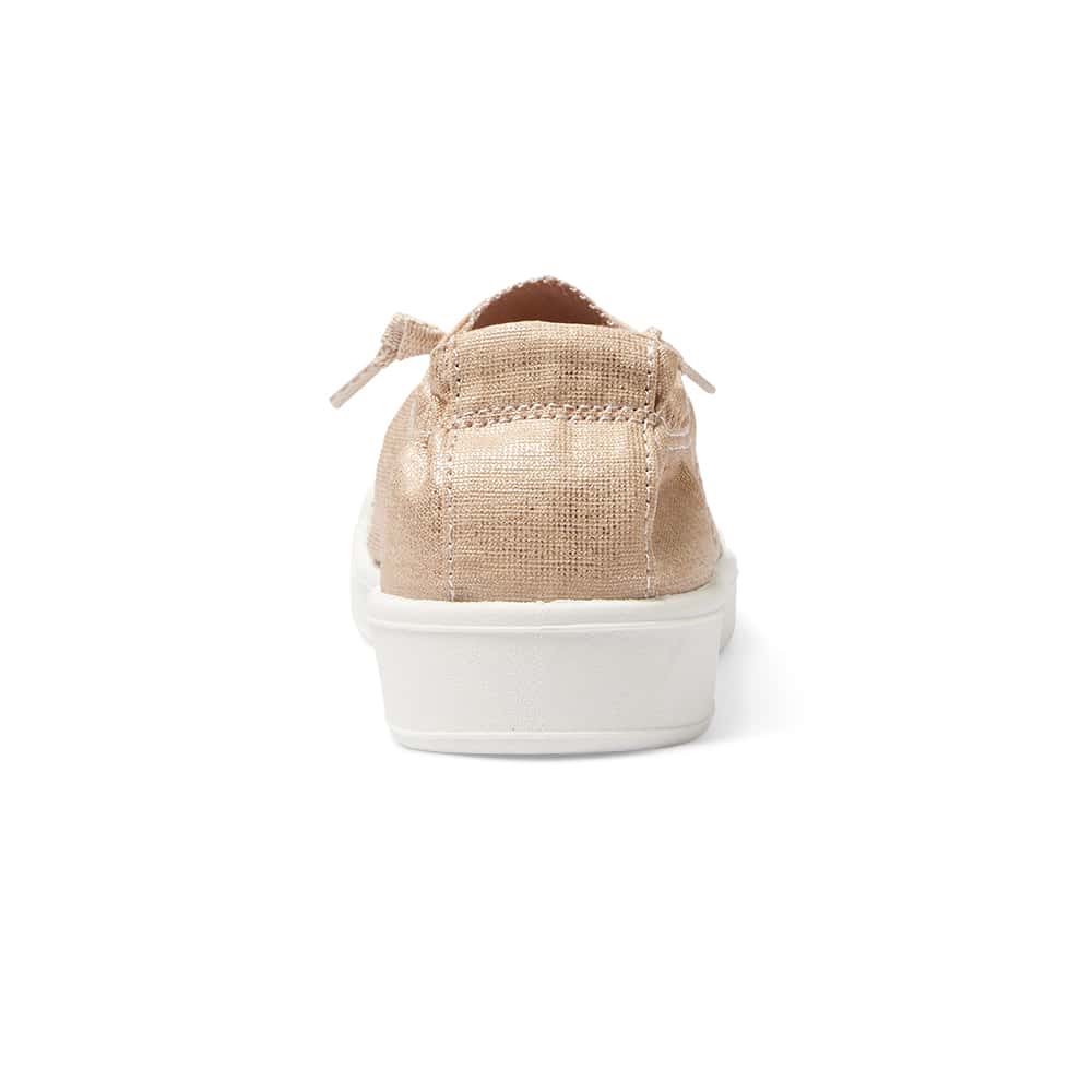 Switch Sneaker in Rose Gold Canvas