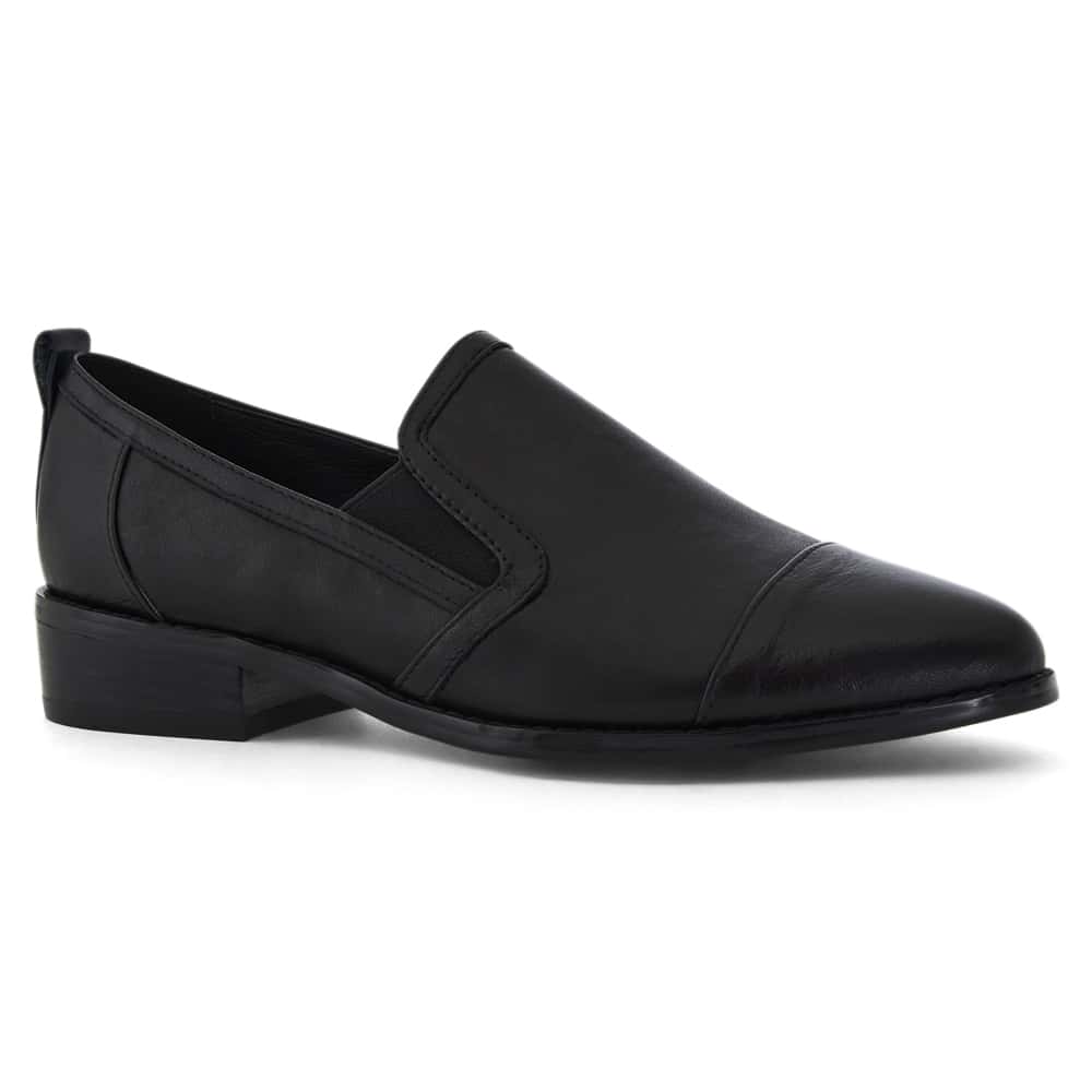 Tactic Loafer in Black Leather
