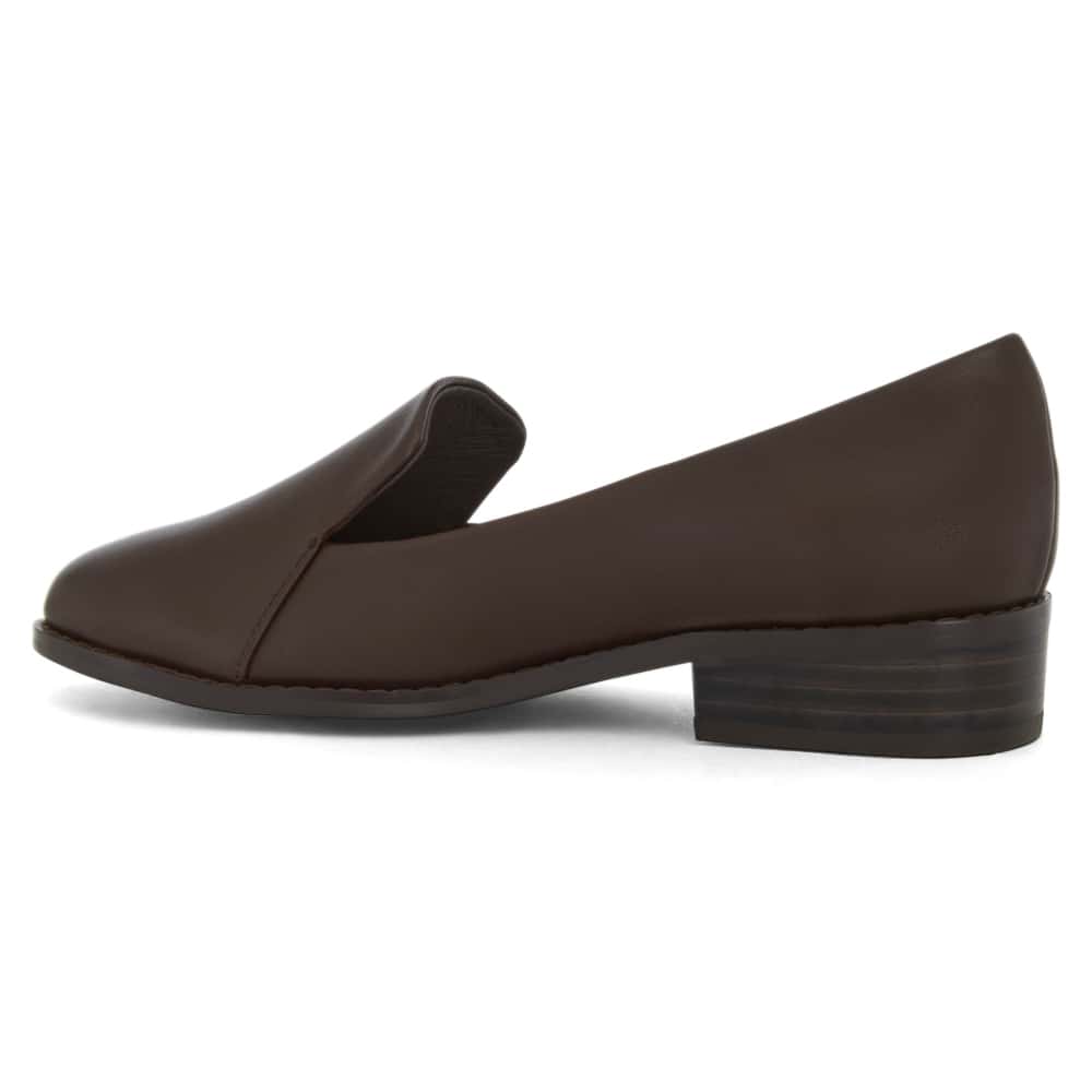 Tara Loafer in Chocolate  Leather