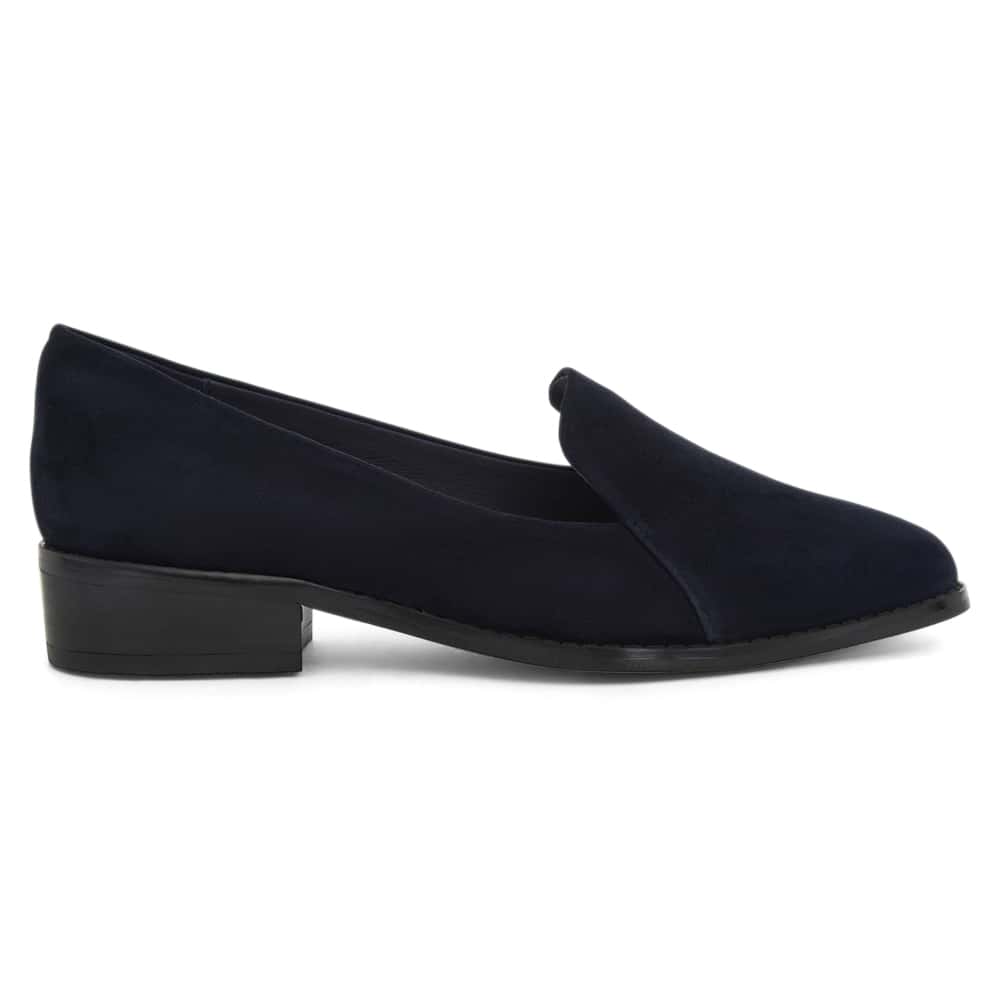 Tara Loafer in Navy Suede