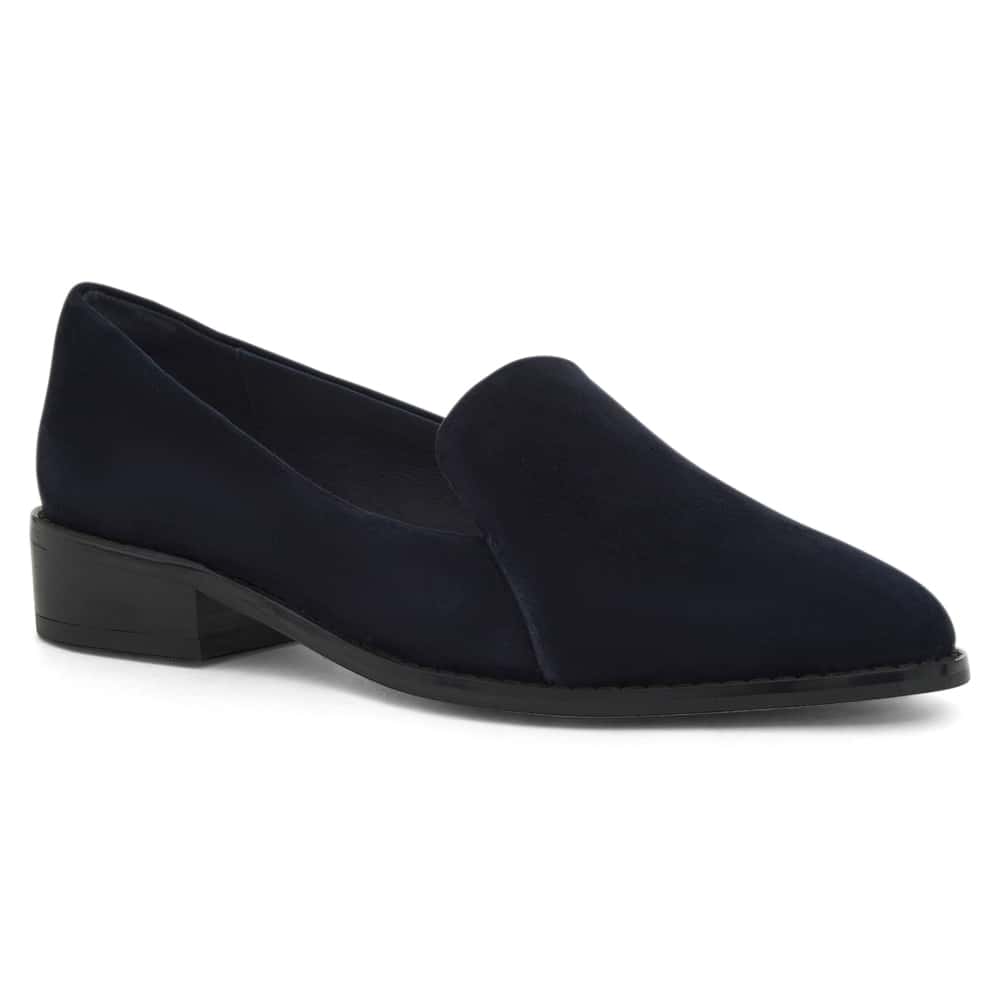 Tara Loafer in Navy Suede