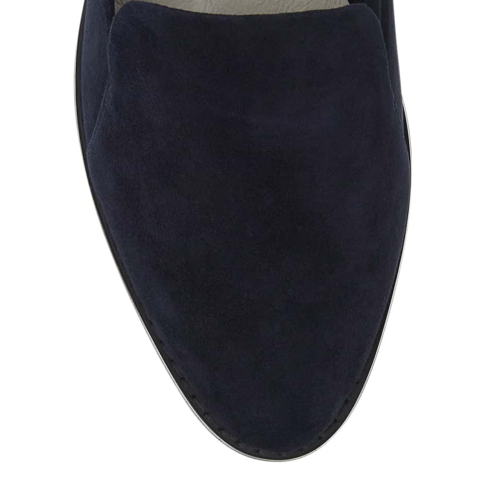 Tara Loafer in Navy Suede