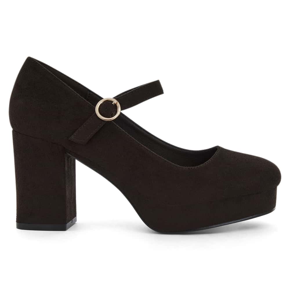 Tate Heel in Chocolate