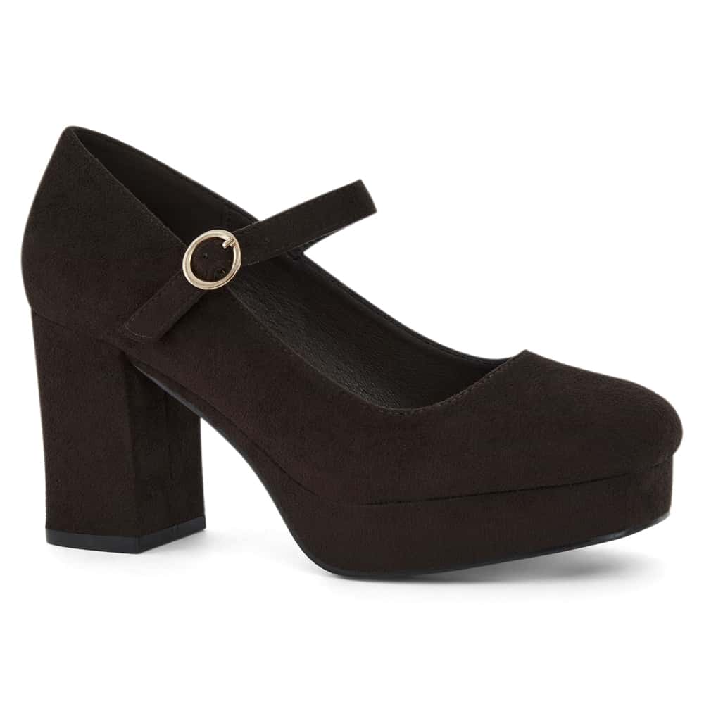 Tate Heel in Chocolate
