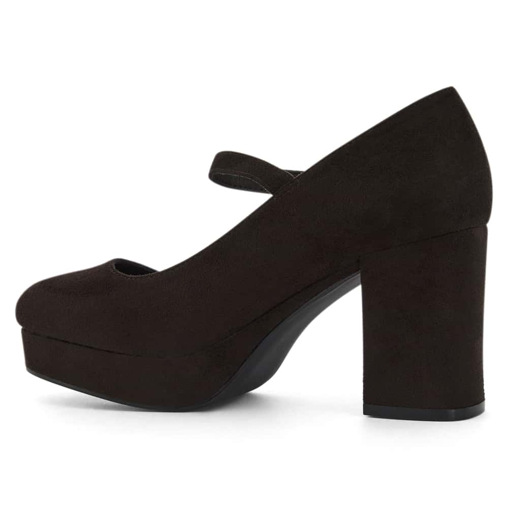 Tate Heel in Chocolate