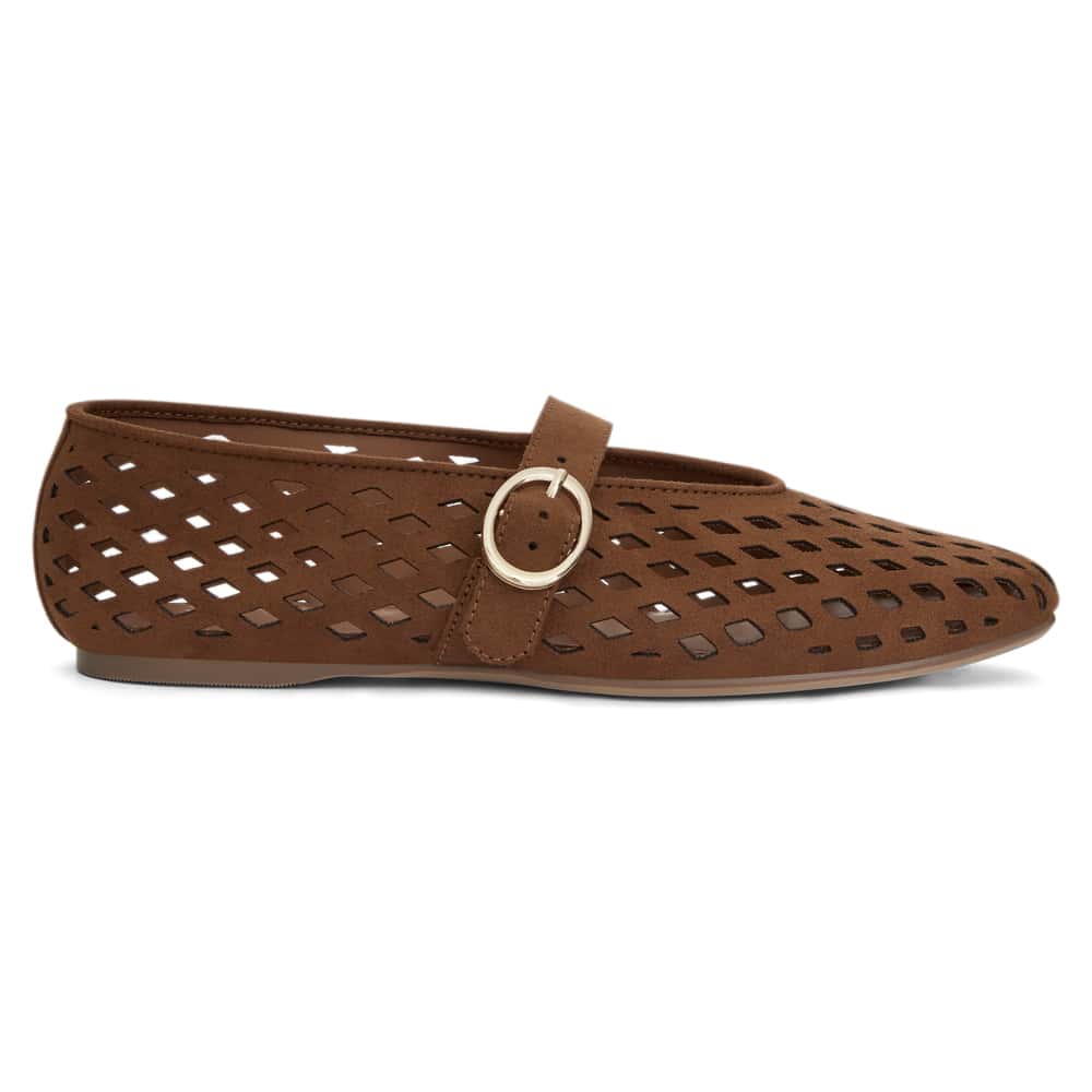 Tegan Ballet Flat in Tan